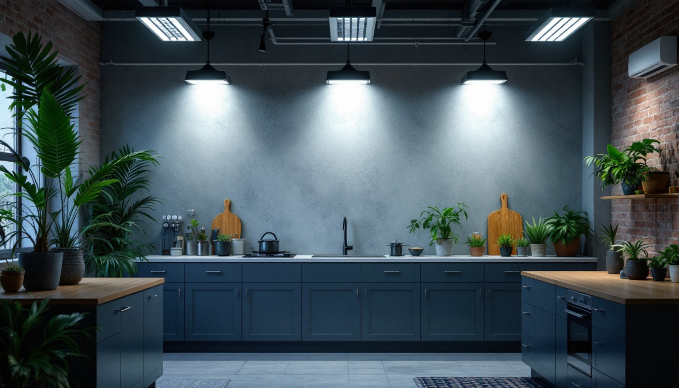 A photograph of a well-lit indoor space showcasing four-foot led lights installed in various settings