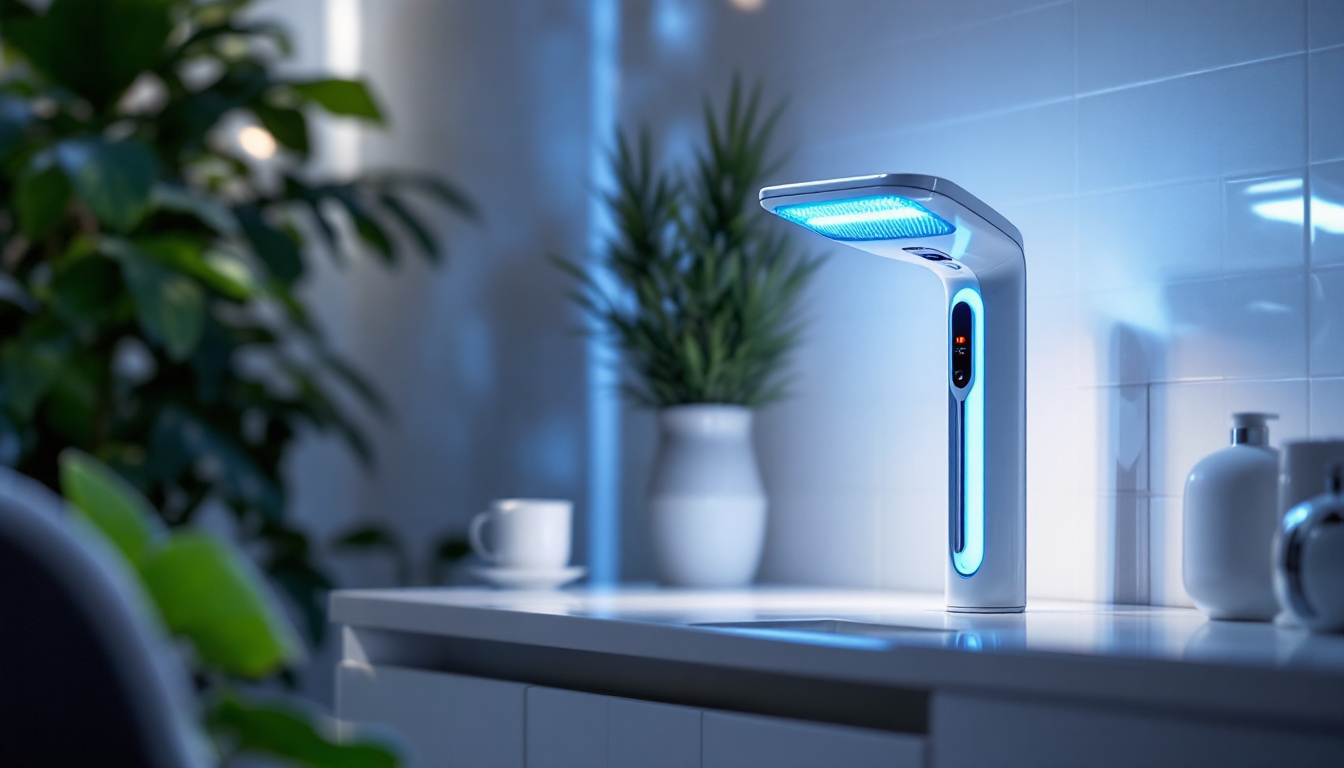 A photograph of a sleek