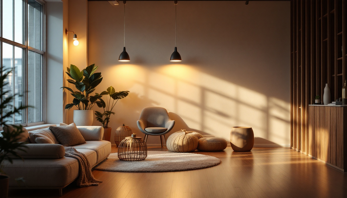 A photograph of a beautifully lit indoor space showcasing ecolight's innovative lighting solutions