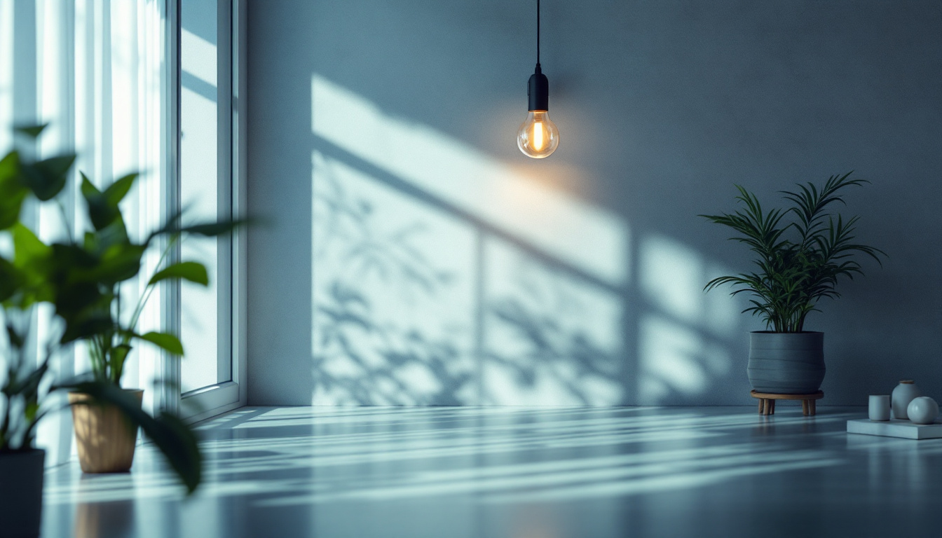 A photograph of a beautifully lit scene that showcases the interplay of natural and artificial light