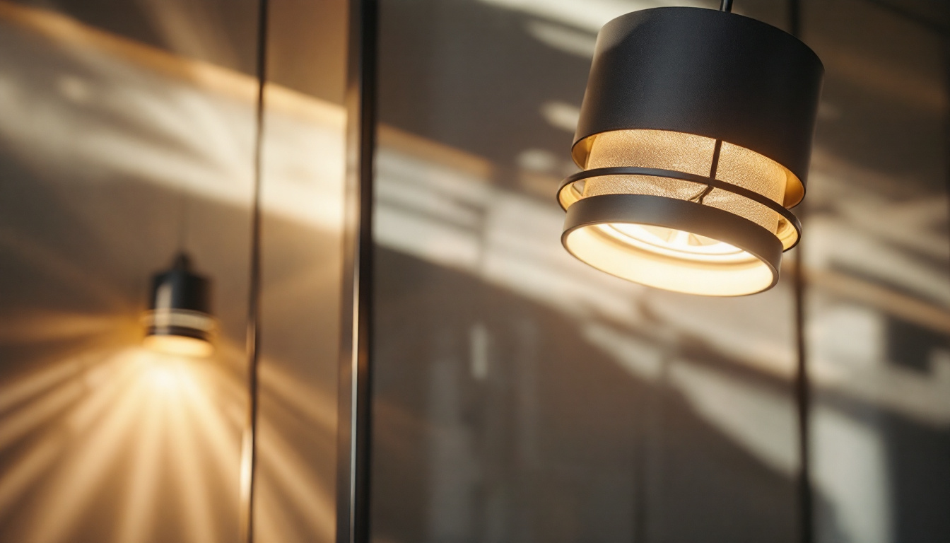 A photograph of a stylishly designed canister light fixture with elegant trim rings