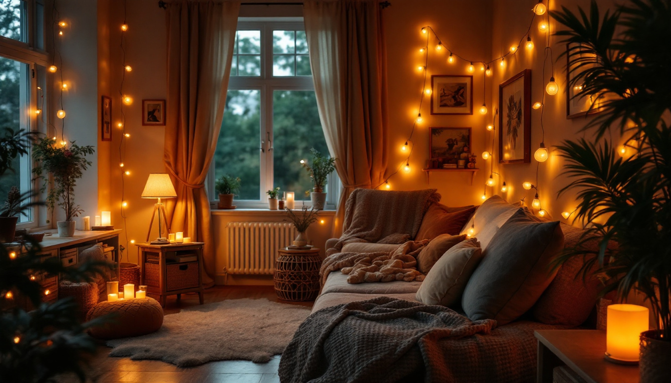 A photograph of a cozy