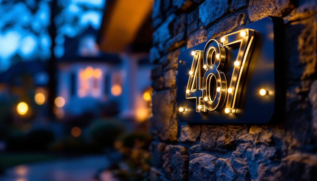 Best Lighting House Numbers: Lighting Explained - PacLights