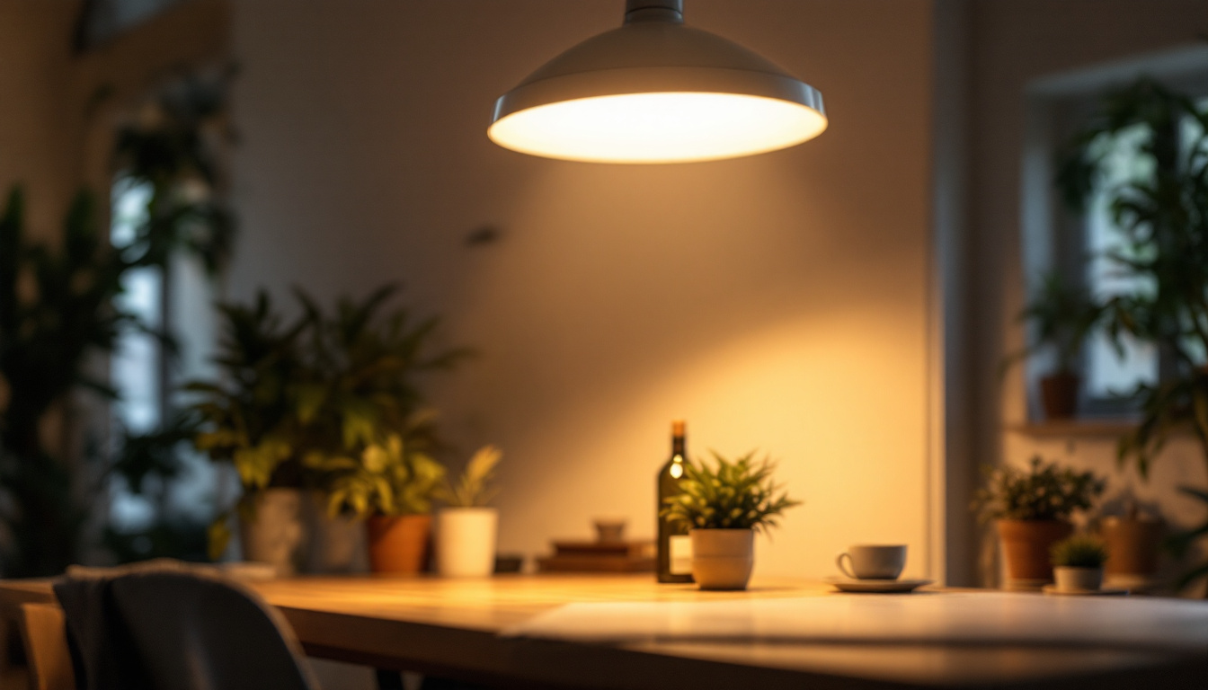 A photograph of a well-lit indoor space showcasing four-foot led light fixtures in use