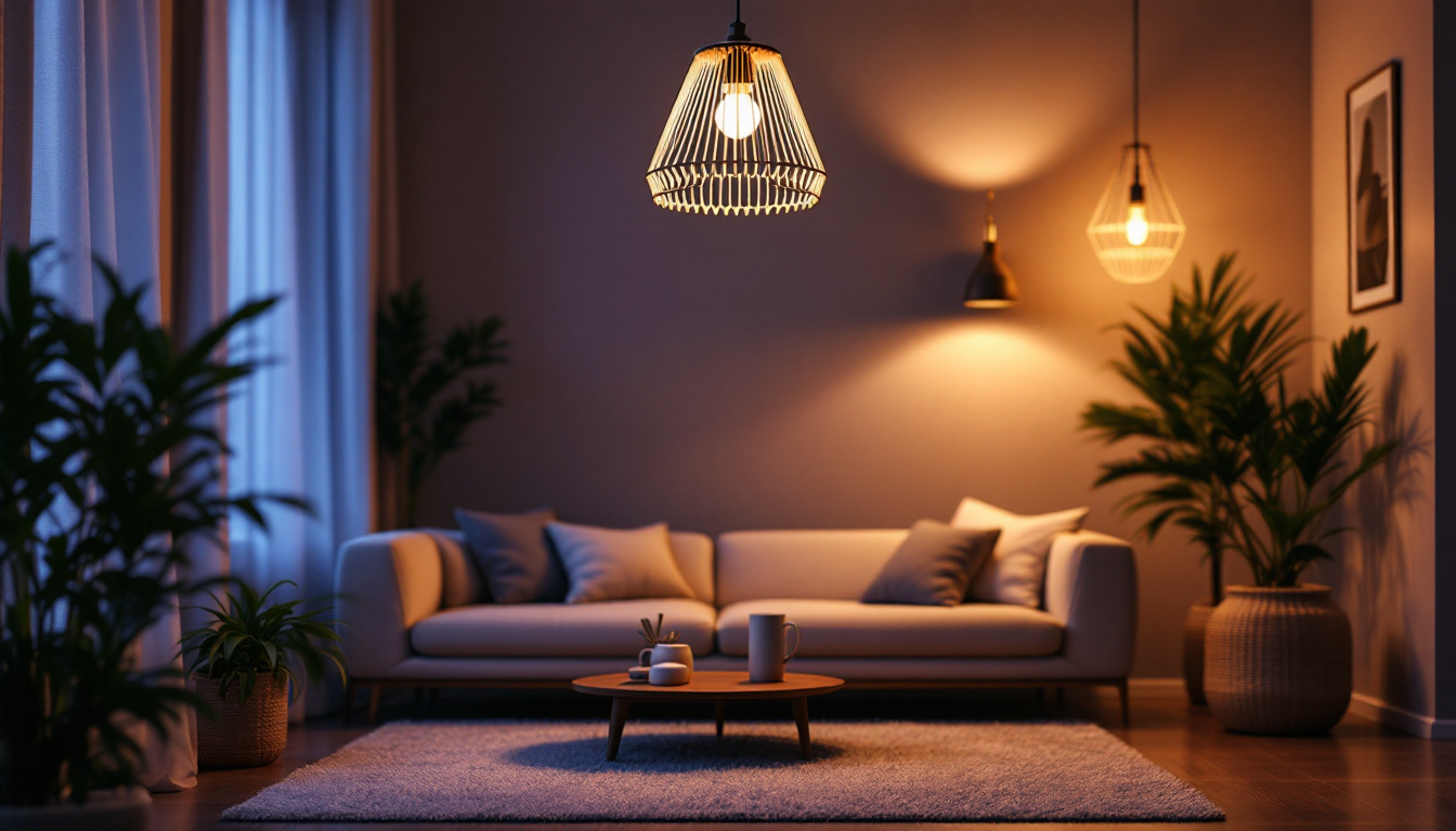 A photograph of a stylish yet affordable light fixture in a beautifully lit room setting