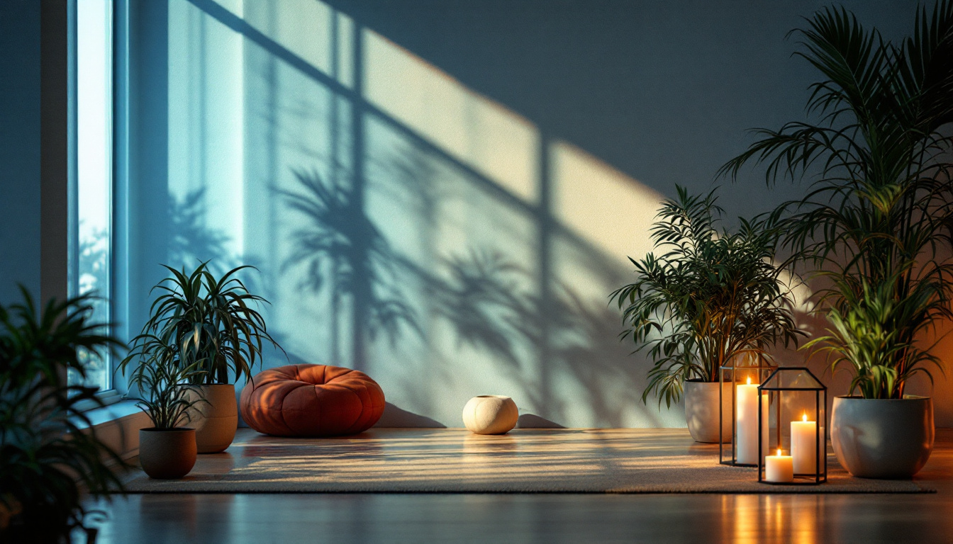 A photograph of a beautifully lit scene that showcases the interplay of light and shadow