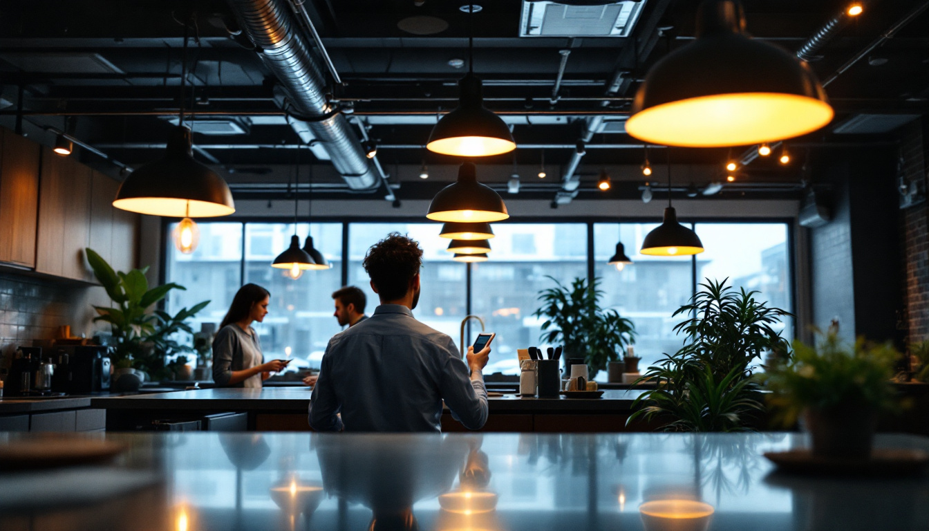 A photograph of a well-lit commercial space