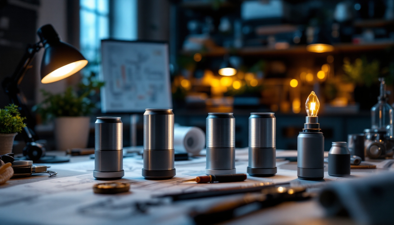 A photograph of a modern electrical engineering workspace featuring various led can lights in use