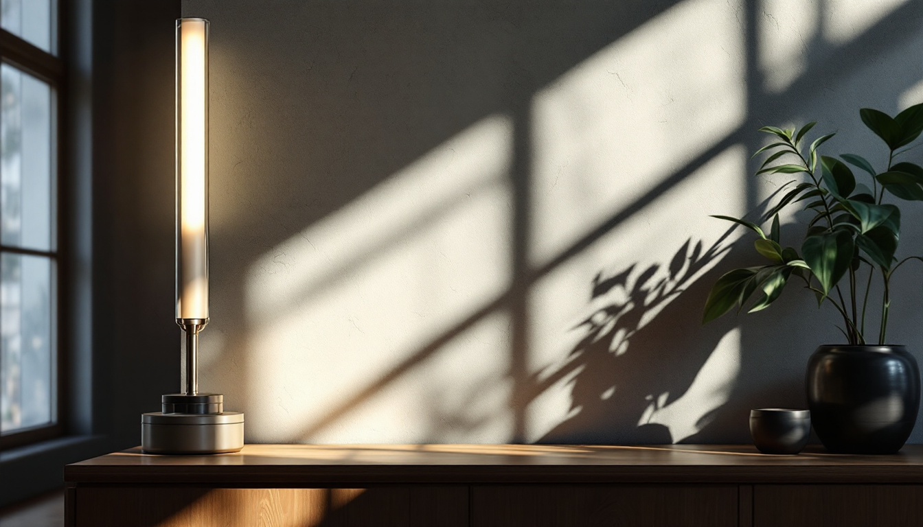 A photograph of a beautifully designed lighting fixture in a well-lit space