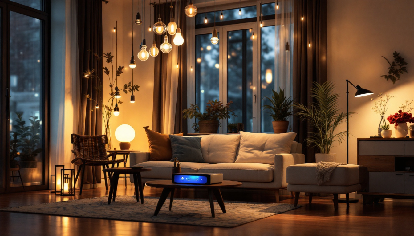 A photograph of a cozy