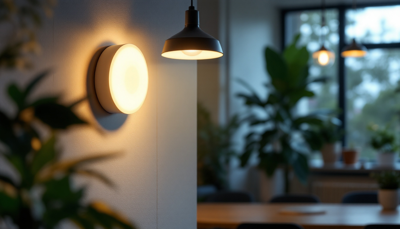 A photograph of a modern light sensor in action