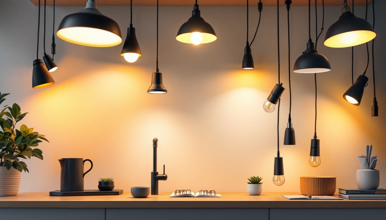 A photograph of a modern interior space showcasing an array of stylish pot lights