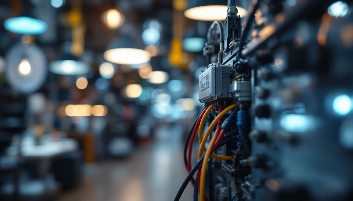 A photograph of a close-up shot of a lighting ballast