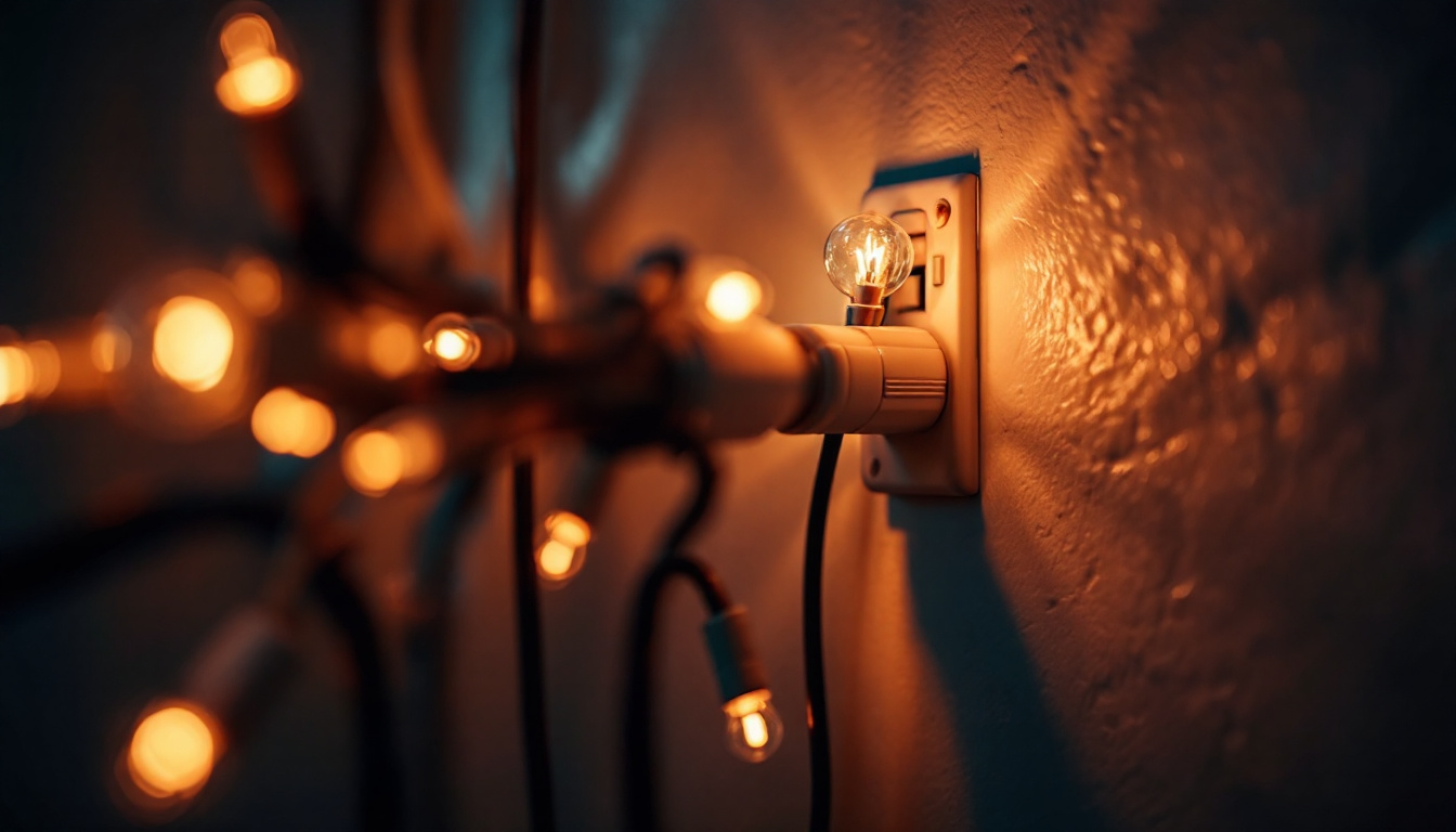 A photograph of a close-up shot of a 3 wire switch in an aesthetically pleasing lighting setup
