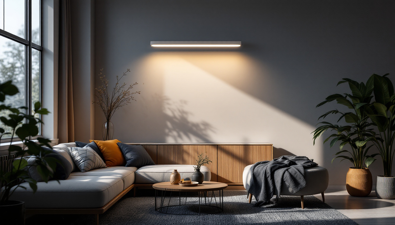 A photograph of a beautifully lit interior space showcasing the t5 lamp in action