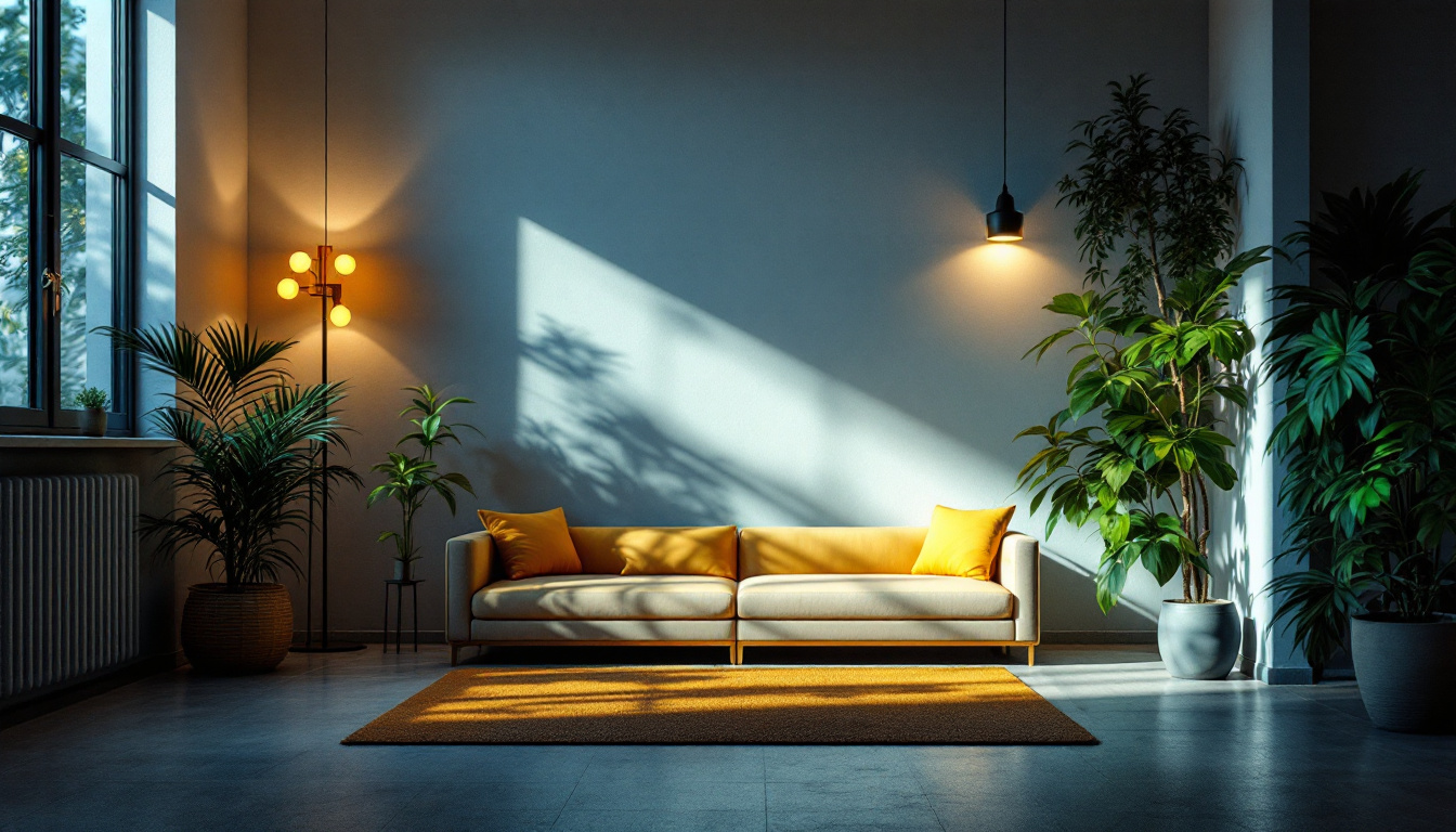 A photograph of a well-lit indoor or outdoor space showcasing the effects of 5000 lumens