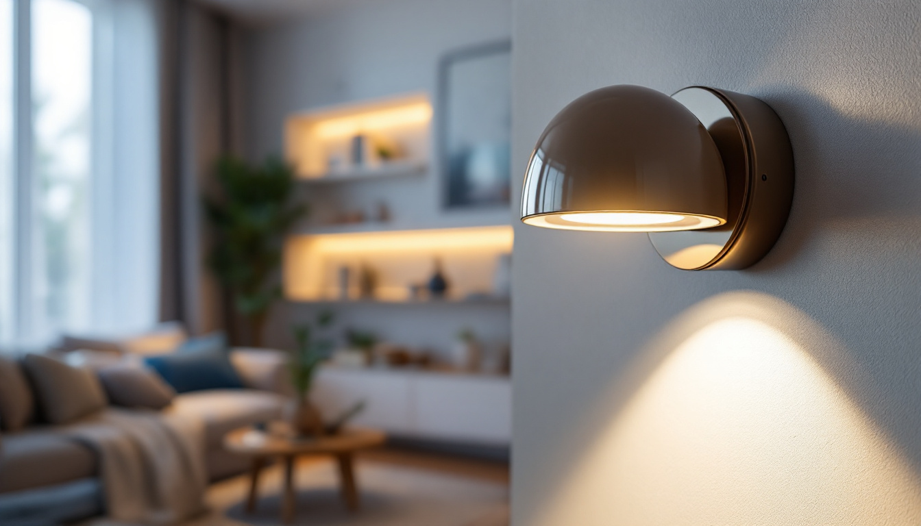 A photograph of a beautifully designed 8-inch can light installed in a modern living space