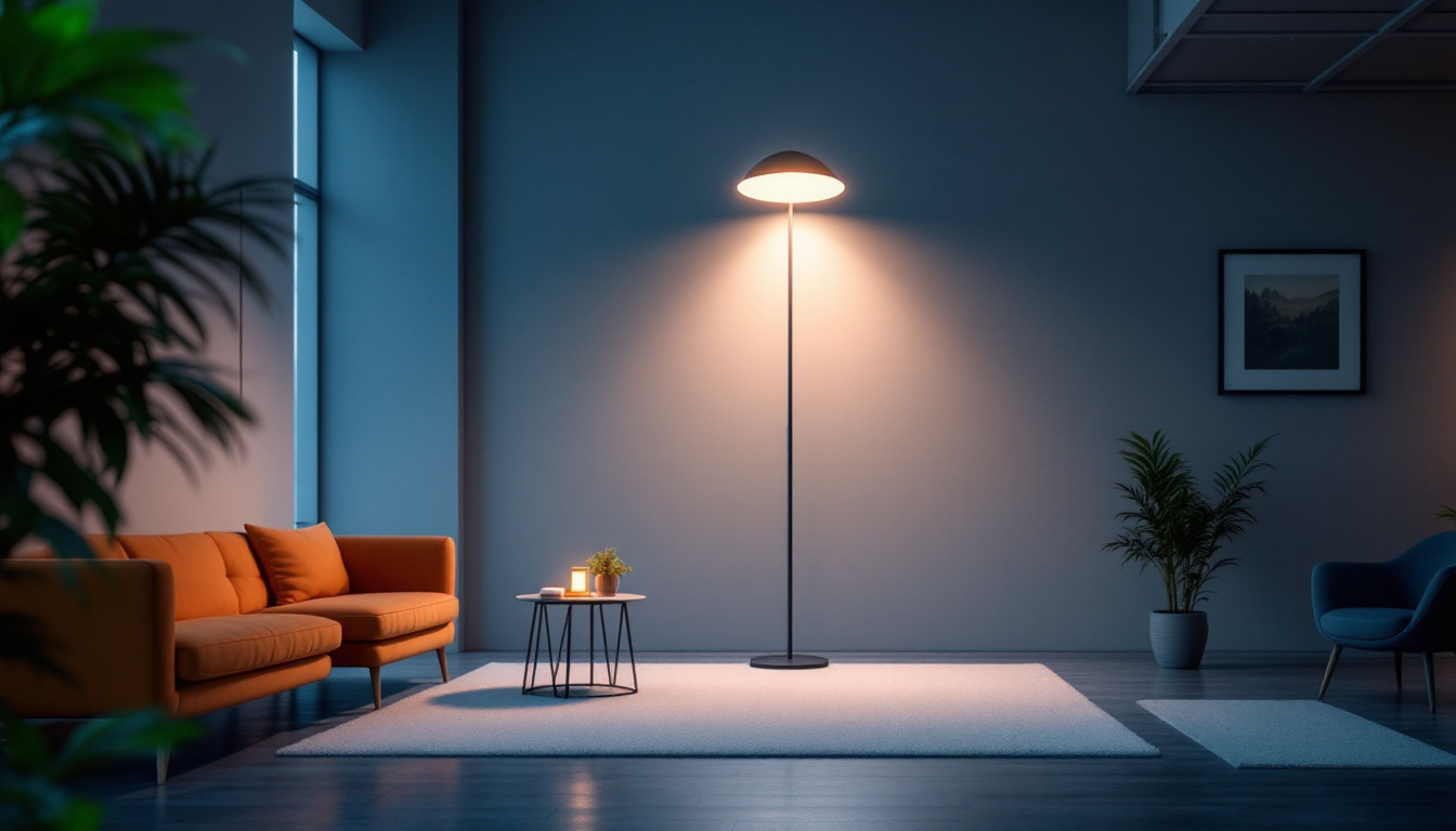A photograph of a well-designed lighting setup in a modern interior space