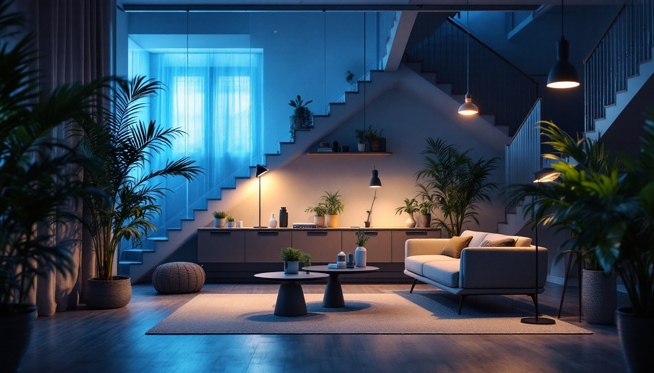 A photograph of a well-lit indoor space showcasing various leviton lighting products in use