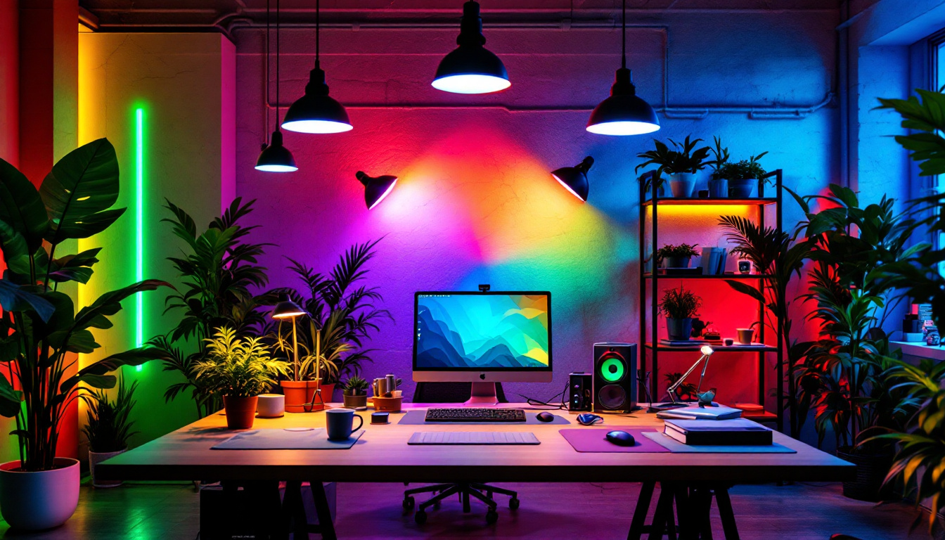 A photograph of a vibrant