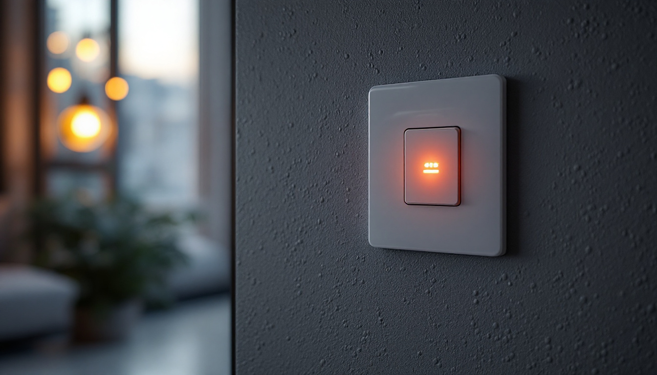 A photograph of a sleek single gang electrical outlet installed in a modern home setting