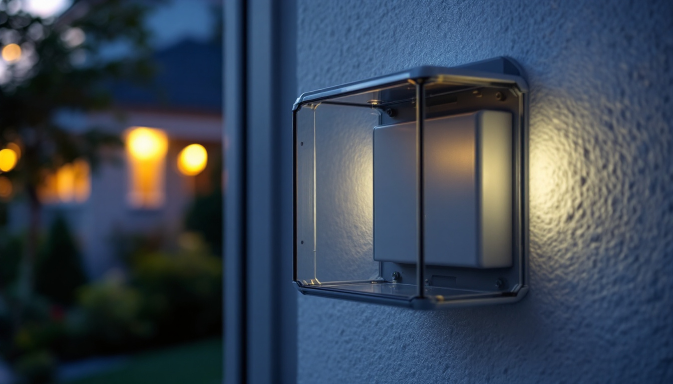 A photograph of a well-installed outdoor electrical box cover