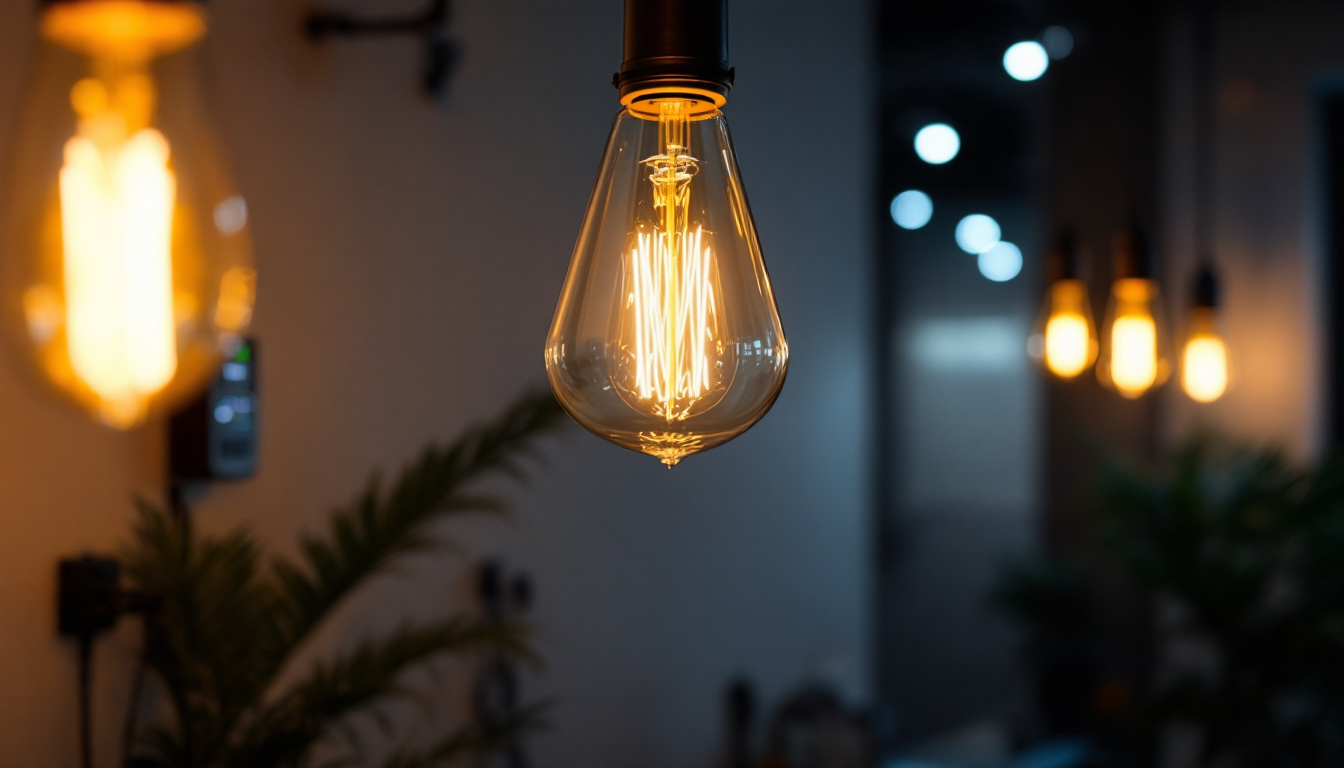 A photograph of a beautifully designed pendant chandelier illuminated in a stylish interior setting