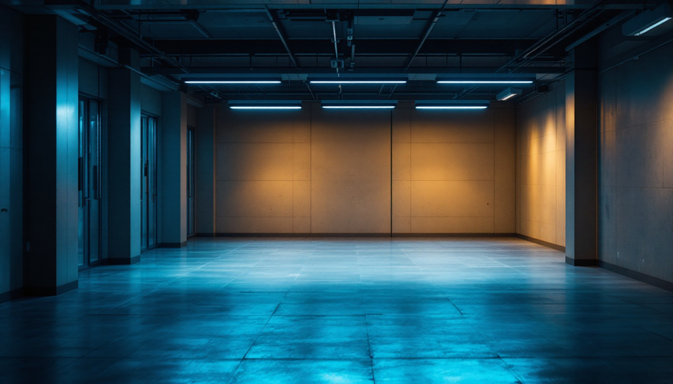 A photograph of a well-lit indoor space showcasing t12 led lights in use