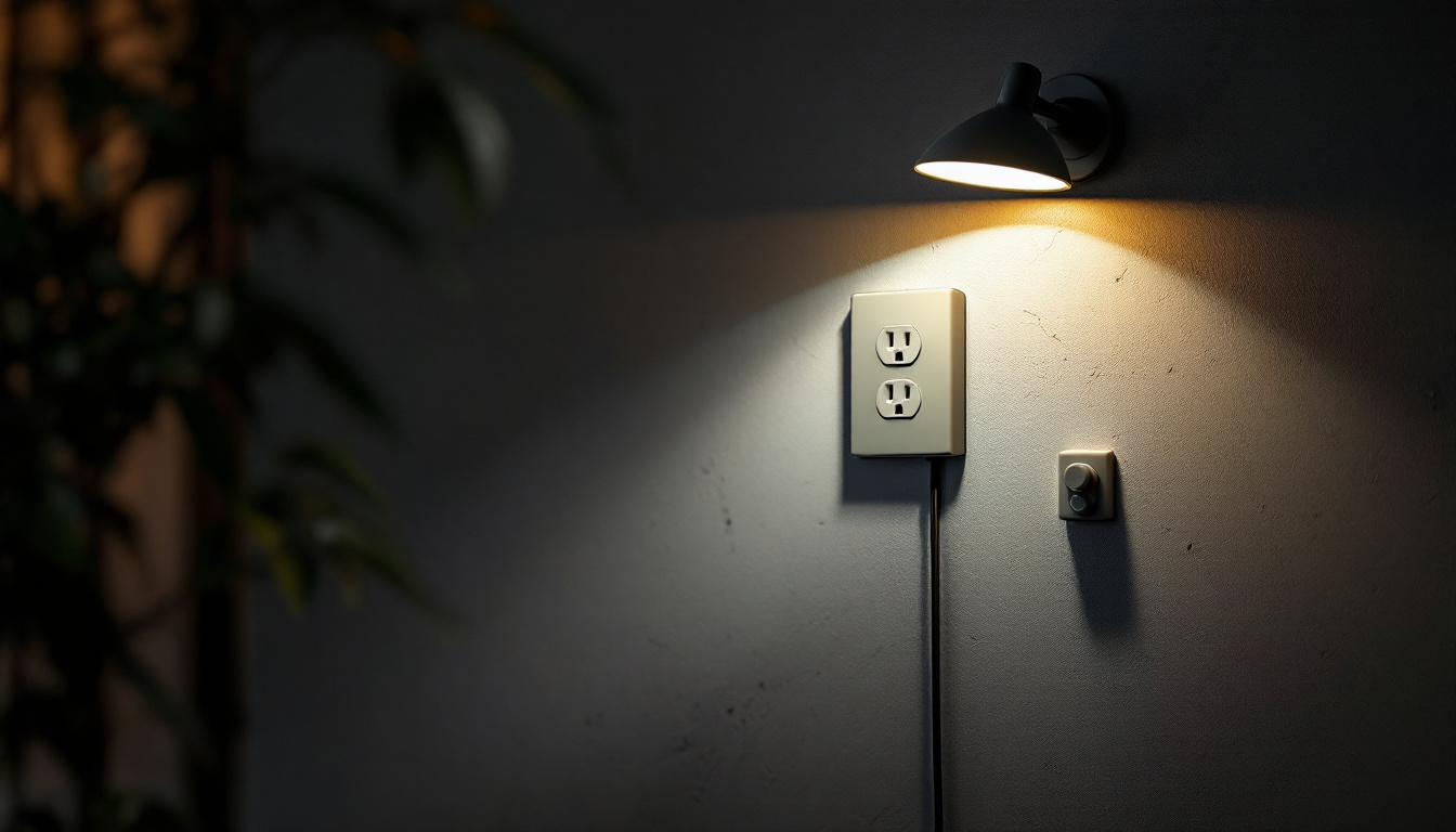 A photograph of a well-lit receptacle box extension in a practical setting