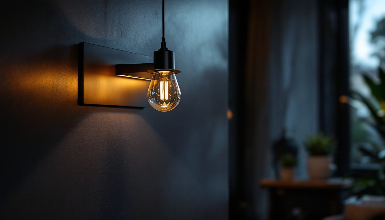 A photograph of a modern mr16 led light fixture in a stylish interior setting