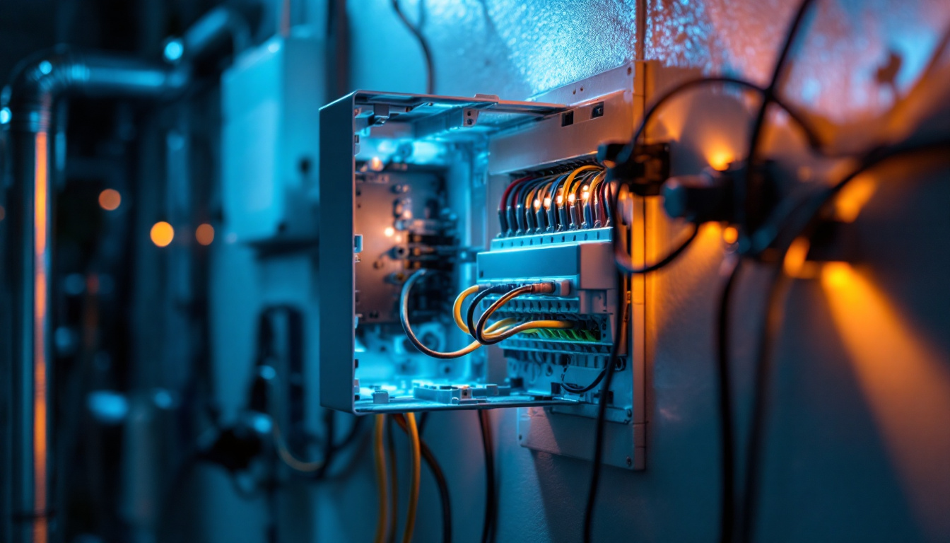 A photograph of a light junction box in a well-lit environment