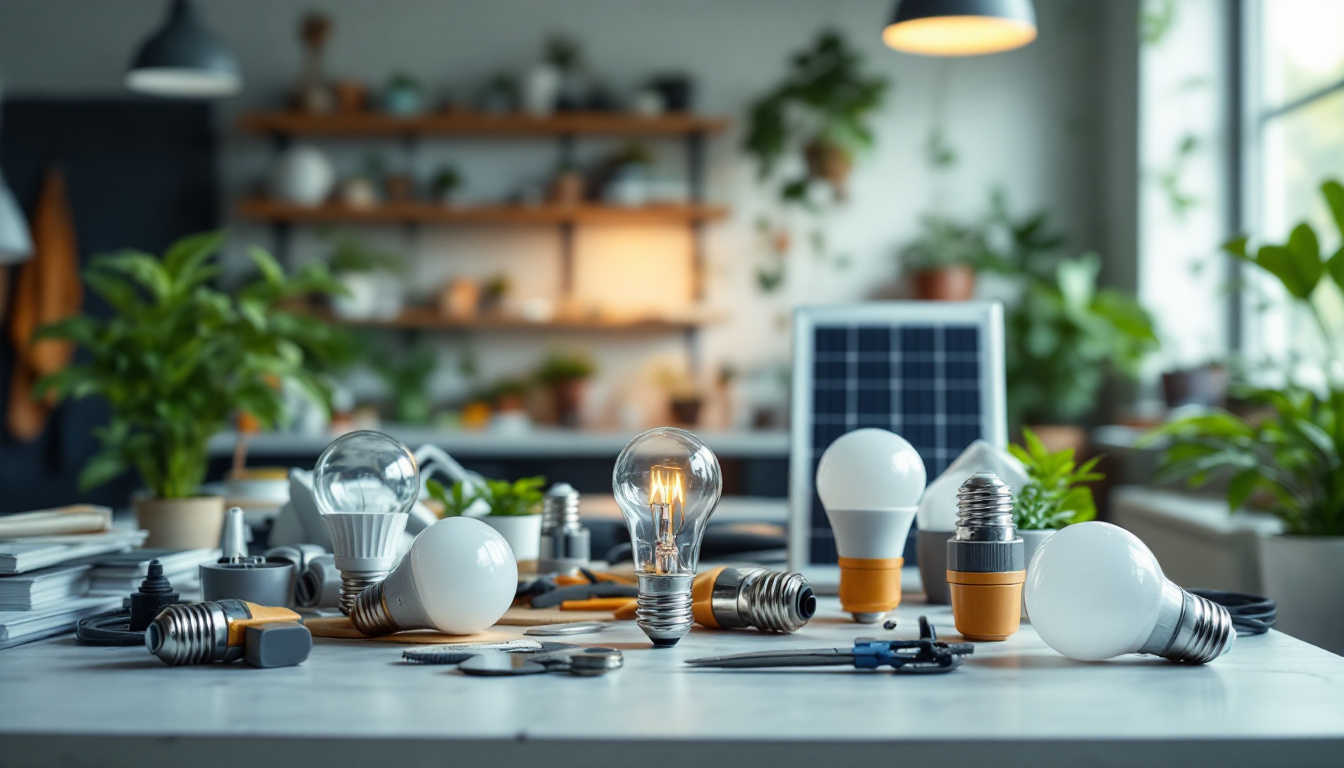 A photograph of a well-organized display of various electrical tools