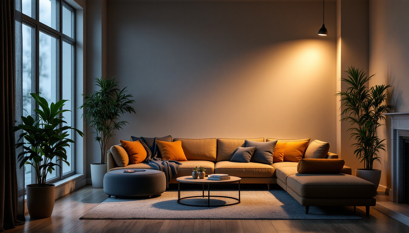 A photograph of a well-lit interior space showcasing various lighting trims in action