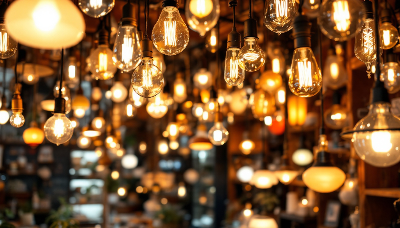 A photograph of a vibrant lamp store in phoenix
