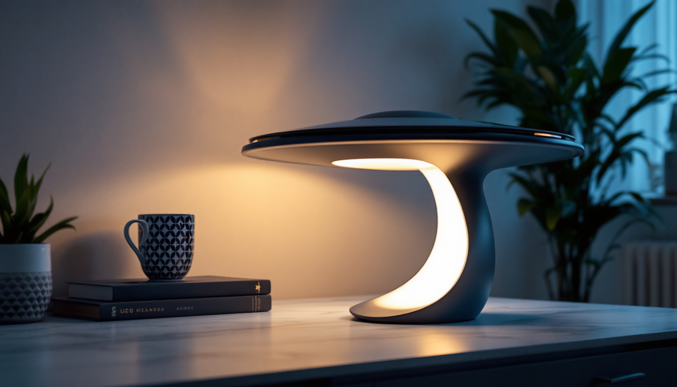 A photograph of a sleek