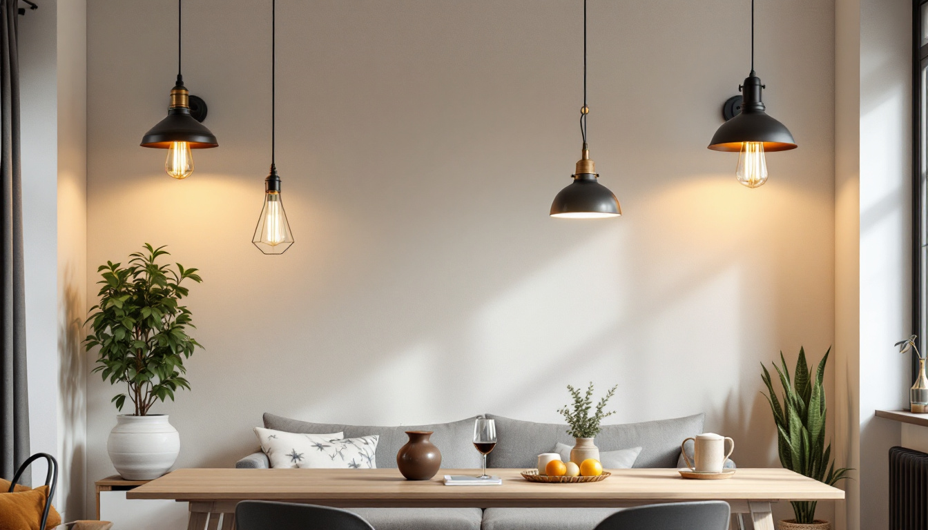 A photograph of a modern interior space showcasing various recessed can lights in action