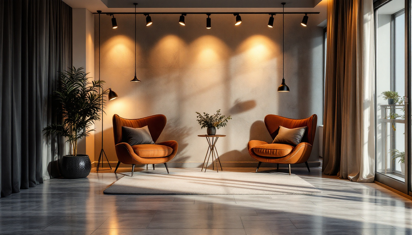 A photograph of a well-designed lighting setup in an interior space