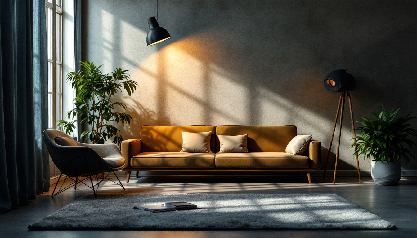 A photograph of a well-lit scene showcasing various lighting conditions and their effects on subjects