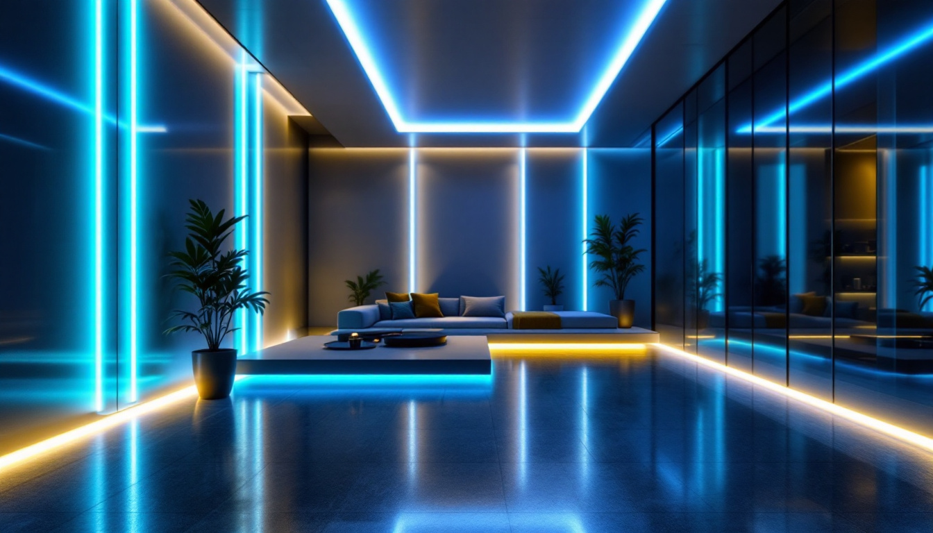 A photograph of a sleek