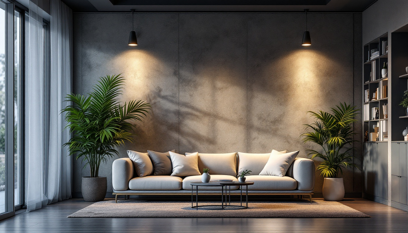 A photograph of a modern interior space featuring sleek 6-inch led can lights