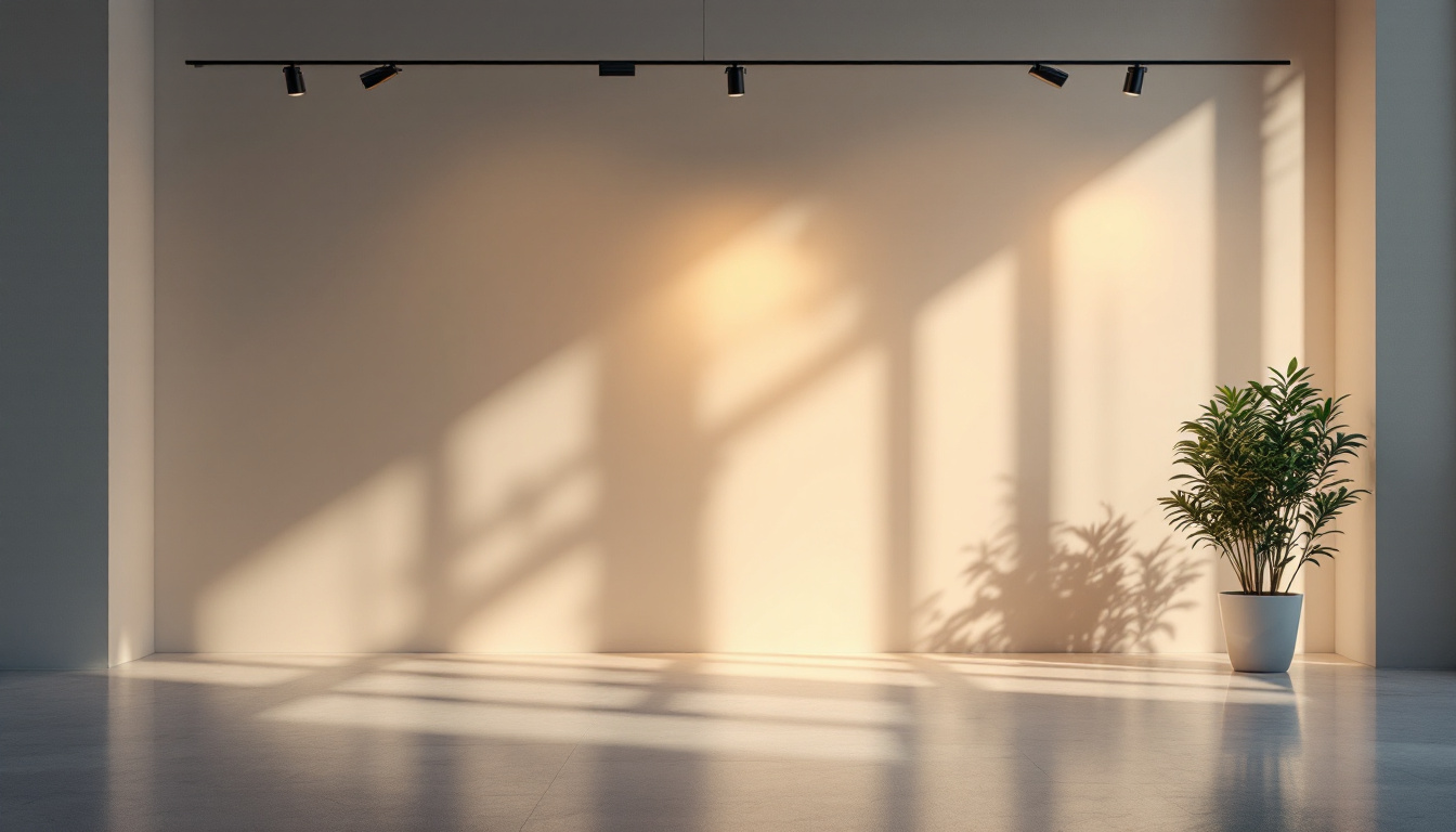 A photograph of a beautifully designed lighting installation in a modern space