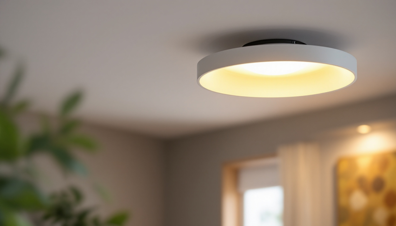 A photograph of a well-designed recessed light housing installed in a modern