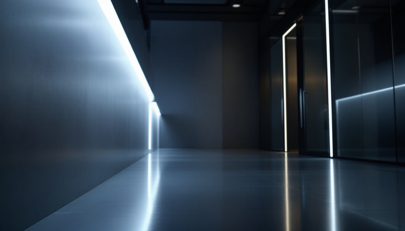 A photograph of a sleek