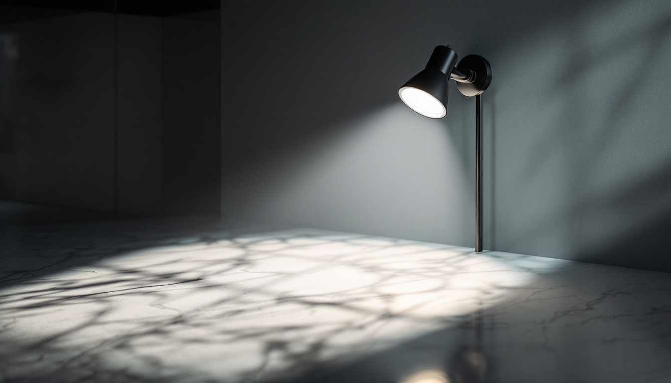 A photograph of a sleek mr16 lamp illuminating a modern interior space