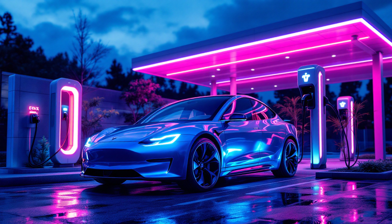 A photograph of a sleek