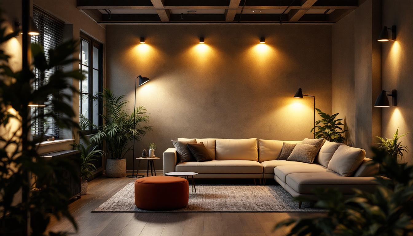 A photograph of a well-lit interior space showcasing 2-inch led can lights in action