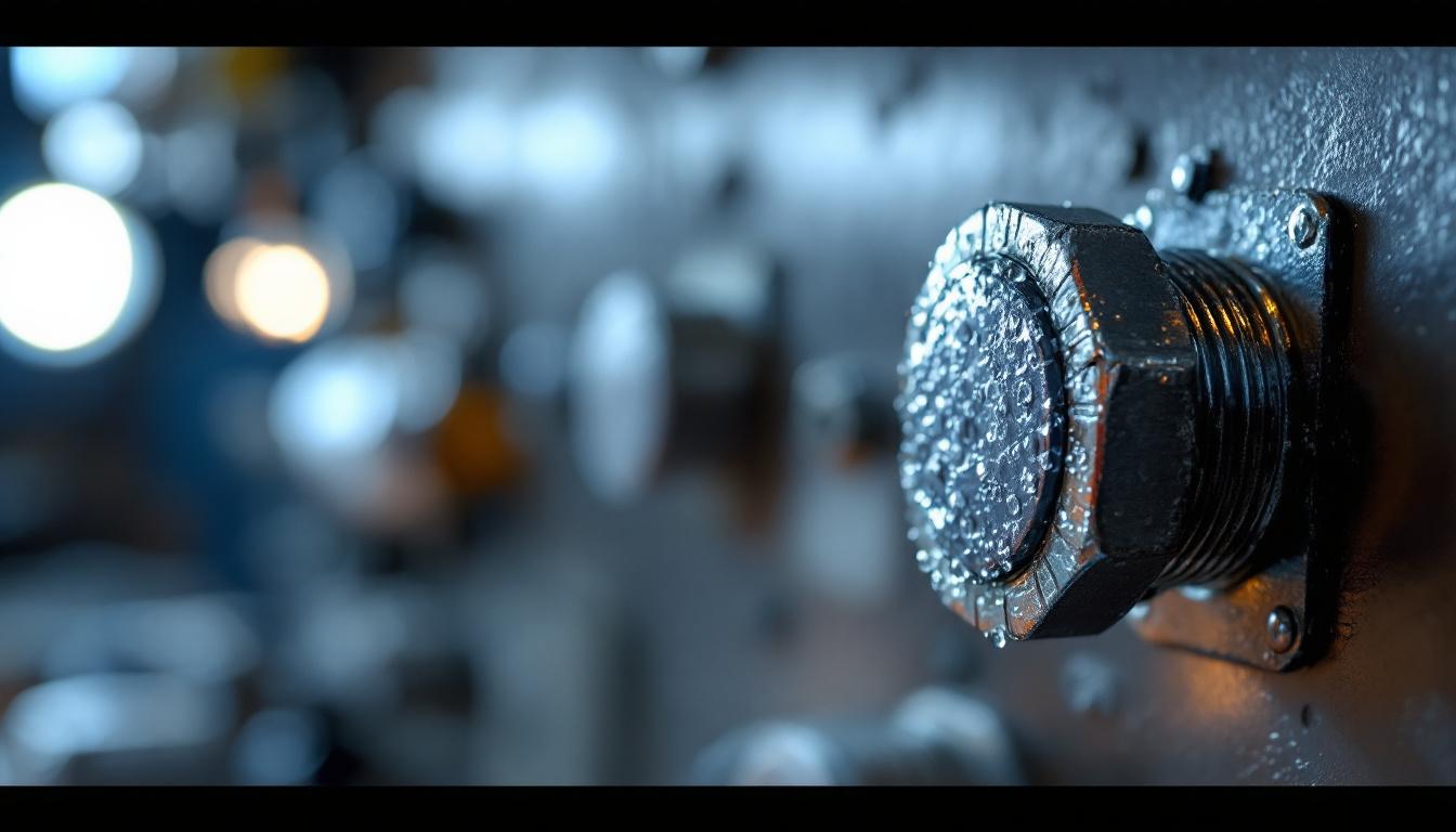 A photograph of a close-up of a watertight wire nut securely connecting electrical wires