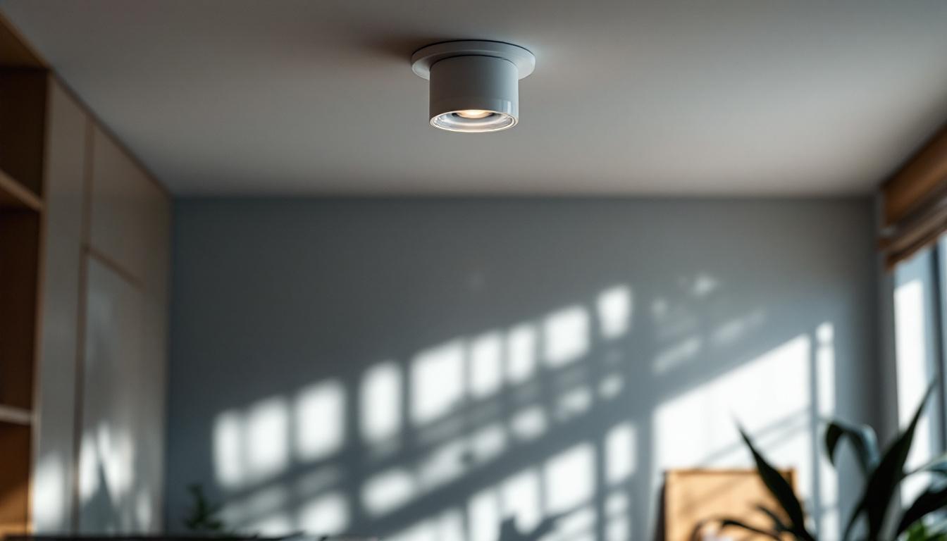 A photograph of a beautifully designed mounted ceiling light fixture in a well-lit interior space