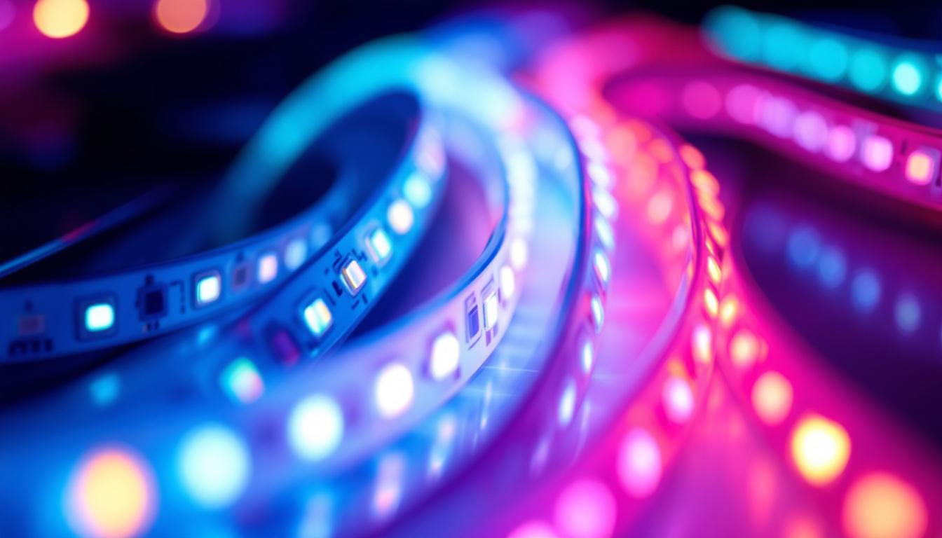 A photograph of a close-up view of vibrant