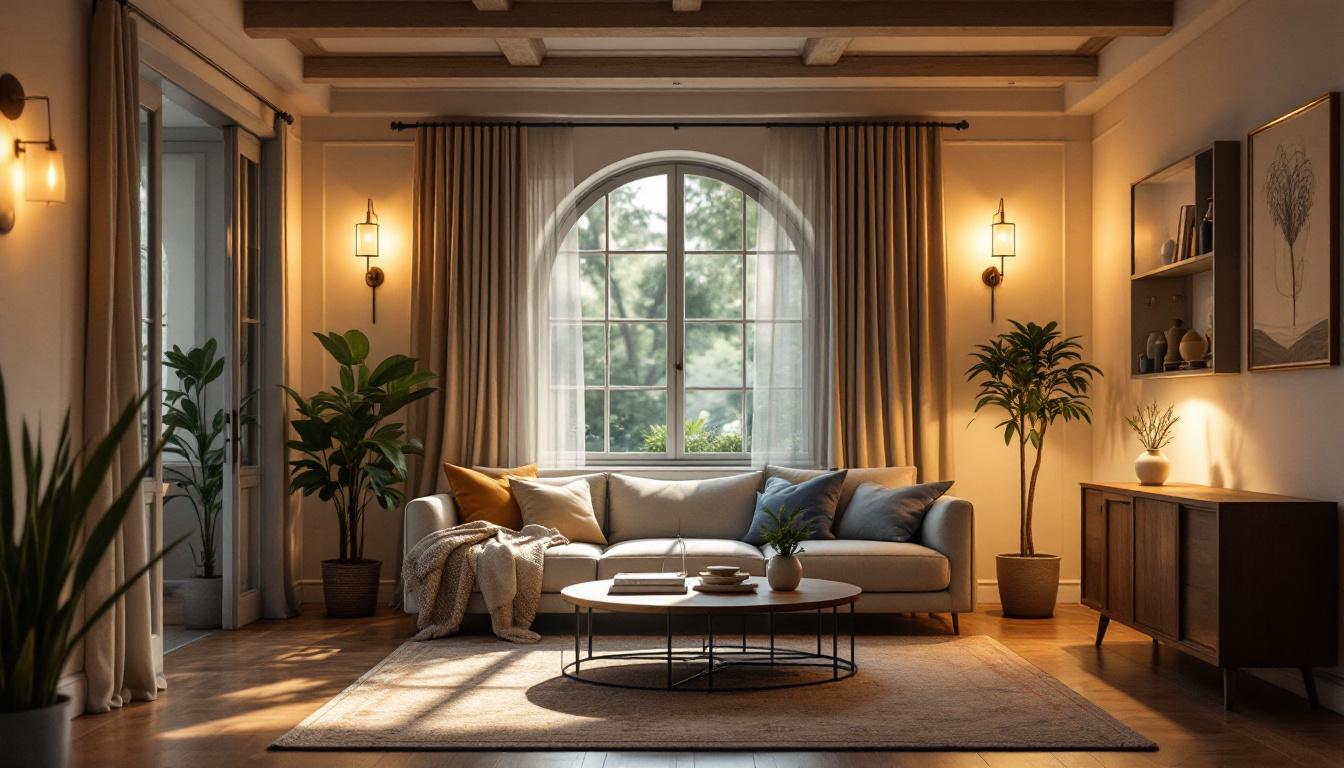 A photograph of a well-lit interior space showcasing effective lighting techniques